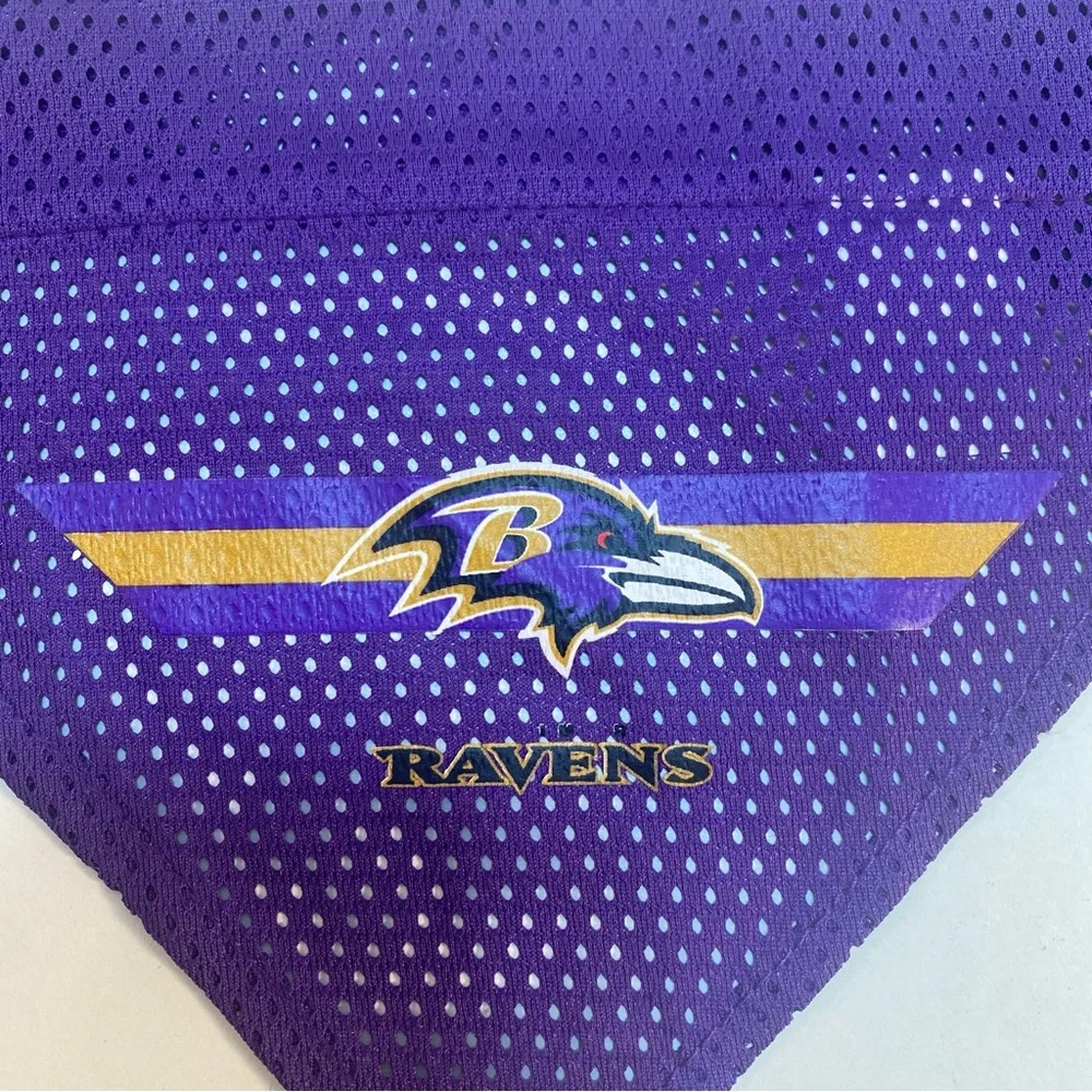 Baltimore‎ Ravens NFL Pet Dog Cat Collar Bandanna Small Purple Hunter